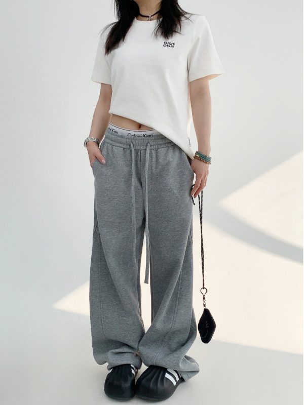 Wide-Leg Casual Sports Pants Cheap - Image 2