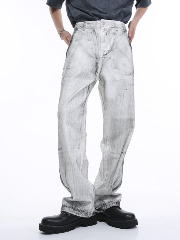 Loose Straight Middle Waist Jeans Sale - Image 5