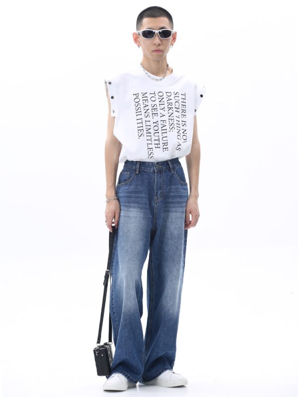 Wide-Leg Mid-Rise Jeans Discount - Image 5