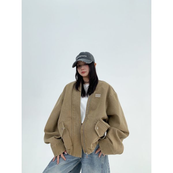 Heavyweight Distressed Barn Jacket For Sale - Image 2