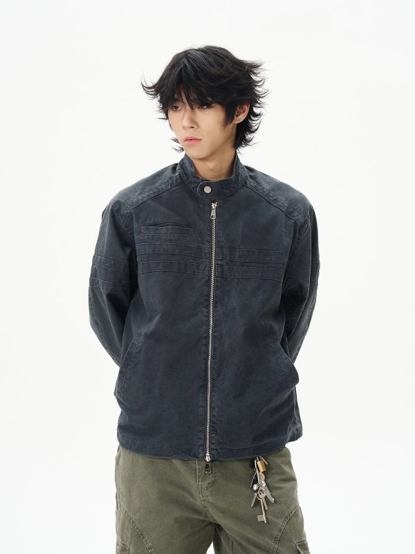 Workwear Jacket with Hood Fashion - Image 5
