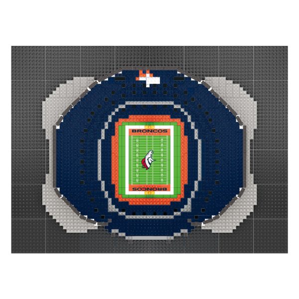 Denver Broncos NFL Empower Field at Mile High BRXLZ Stadium Online Sale - Image 4