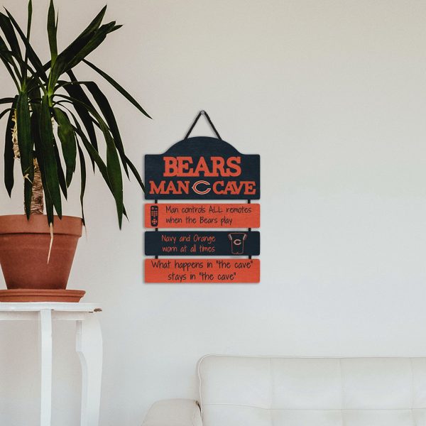 Chicago Bears NFL Mancave Sign Online - Image 4