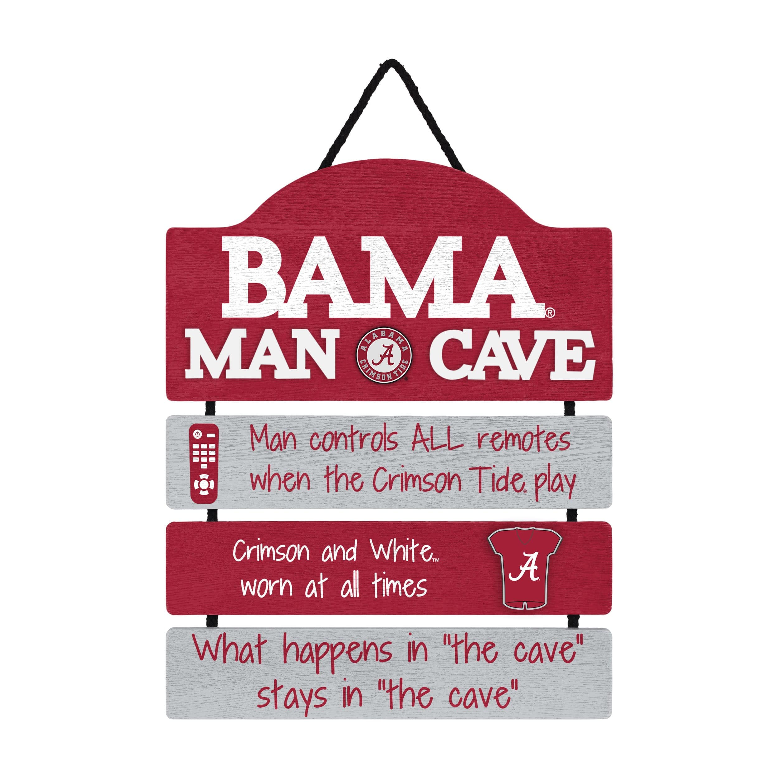 Alabama Crimson Tide NCAA Mancave Sign on Sale