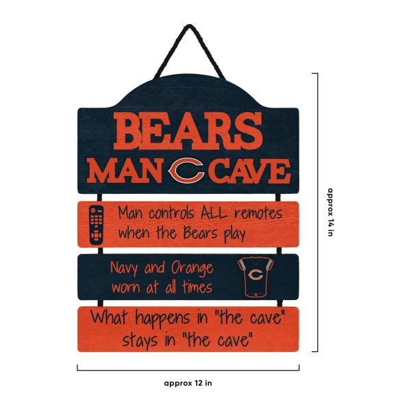 Chicago Bears NFL Mancave Sign Online - Image 3