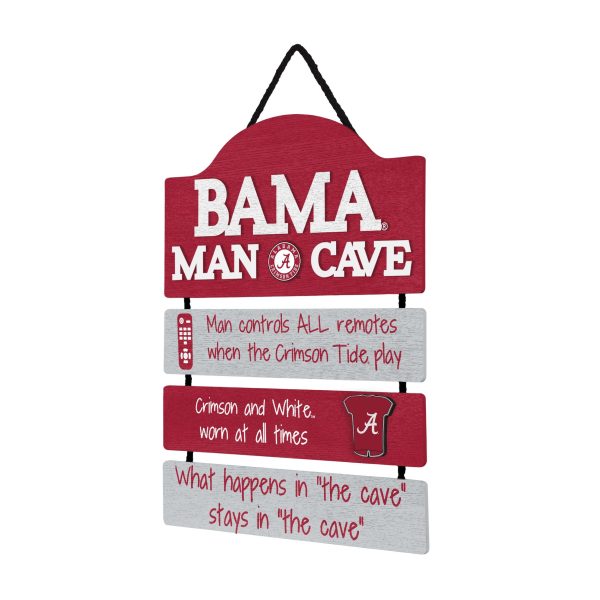 Alabama Crimson Tide NCAA Mancave Sign on Sale - Image 2