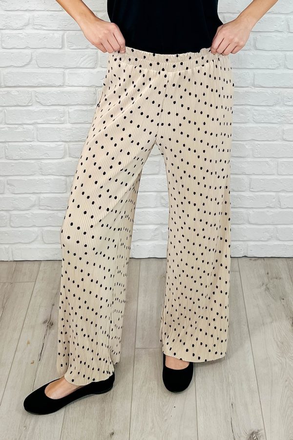 Hazel Blues® |  Working on Lounging Elastic Waist Bottoms in Khaki Cheap